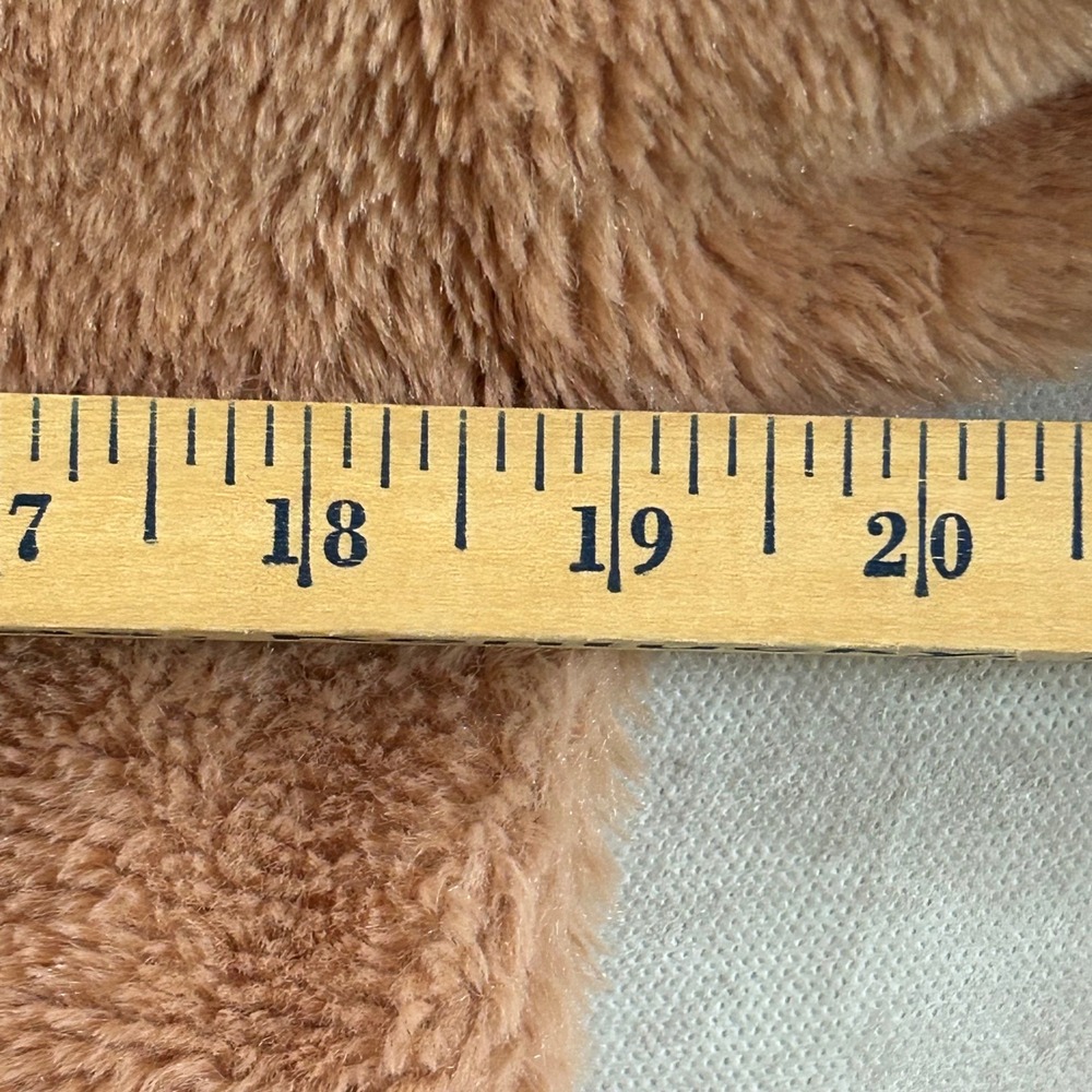 Miss Chievous Womens XS Colorblock Teddy Fleece Sweatshirt Rust Cream JM9796X211 - Picture 5 of 7
